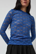 No.6 Ash Tee in Cornflower Lace