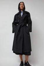 No.6 Peterman Trench in Black