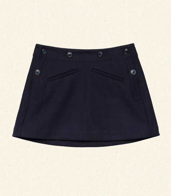 RAINA SKIRT -- DEEP NAVY