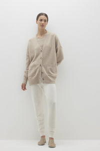 LILY BUTTON-UP CASHMERE CARDIGAN