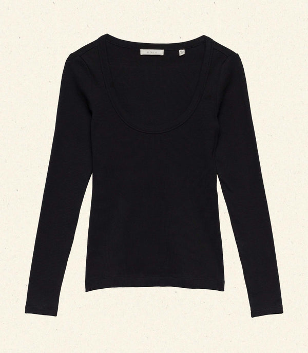 ROMY TEE -- BLACK