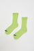 Rototo Chunky Ribbed Socks in Lime