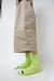 Rototo Chunky Ribbed Socks in Lime