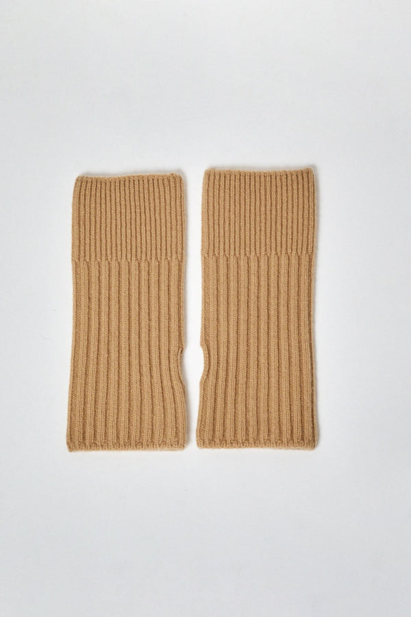 Rototo Seamless Hand Warmers in Beige