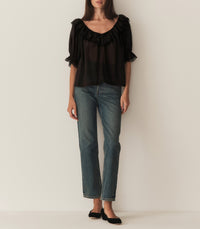 SAMARA TOP -- BLACK