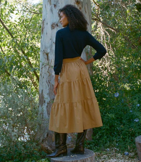 SANREMO SKIRT -- CORIANDER