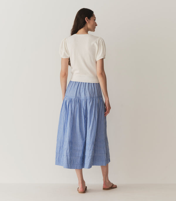 SEBASTIANE SKIRT -- DEAUVILLE STRIPE