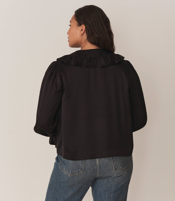 SOLANGE TOP -- BLACK