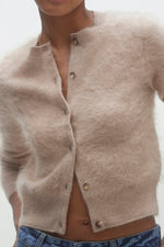 PALOMA BRUSHED CASHMERE CARDIGAN