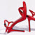 Angelina Sandal In Cherry Satin