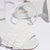 Yves Fringe Wedge In White Raffia