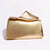 Venice Flat Mule and Pouch Kit In Gold Metallic Leather