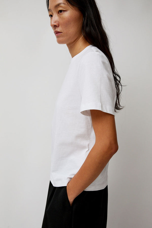 St. Agni Organic Cotton Classic Tee in White