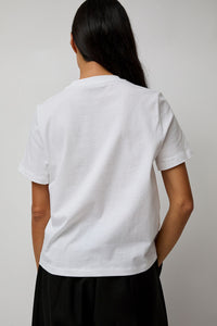 St. Agni Organic Cotton Classic Tee in White