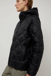 TAION City Packable Hooded Down Jacket in Black