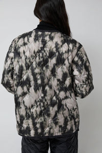 TAION Military Over Size Crew Neck Jacket in Winter Camo