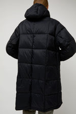 TAION Mountain Packable Volume Down Hood Coat in Black