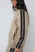 TAION Track Down Jacket in Beige and Grey