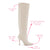 Kate Hi Boot In Ivory Leather