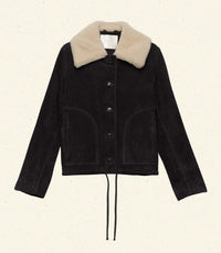 TURNER SUEDE JACKET -- BLACK