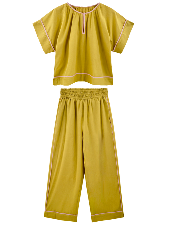 Pajama Pant Set in Sulphur