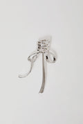 YVMIN Metal Bow Clip in Silver