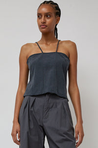 Zii Ropa Celine Top in Washed Black