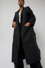 Zii Ropa Mason Coat in Black