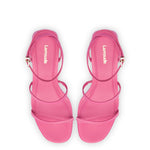 Gio Sandal In Pink Satin