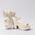 Miso Platform Strap Sandal In Ivory Leather