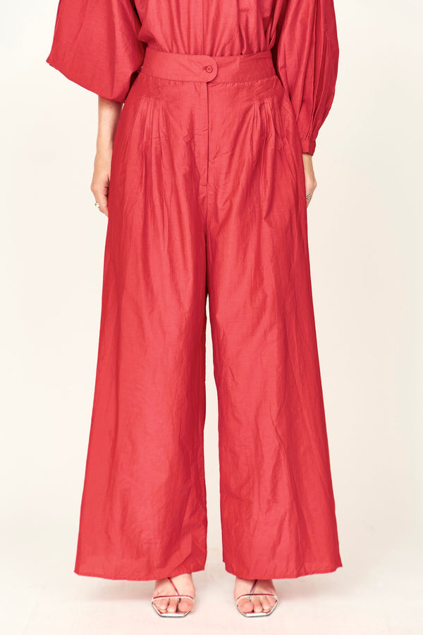 Calistoga Pant in Red